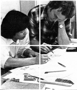 That's me on the right at the OSU School of Architecture in 1978