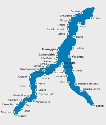 Lake Como-map