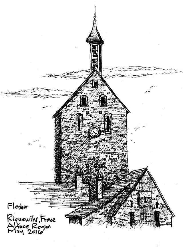sketch Riquewihr France 2016