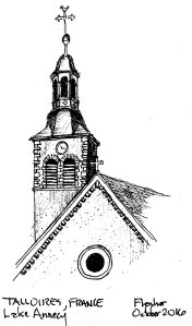 sketch Talloires, Lake Annecy 2016