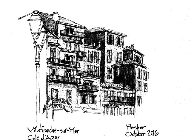 sketch Villefranche-sur-Mer 2016